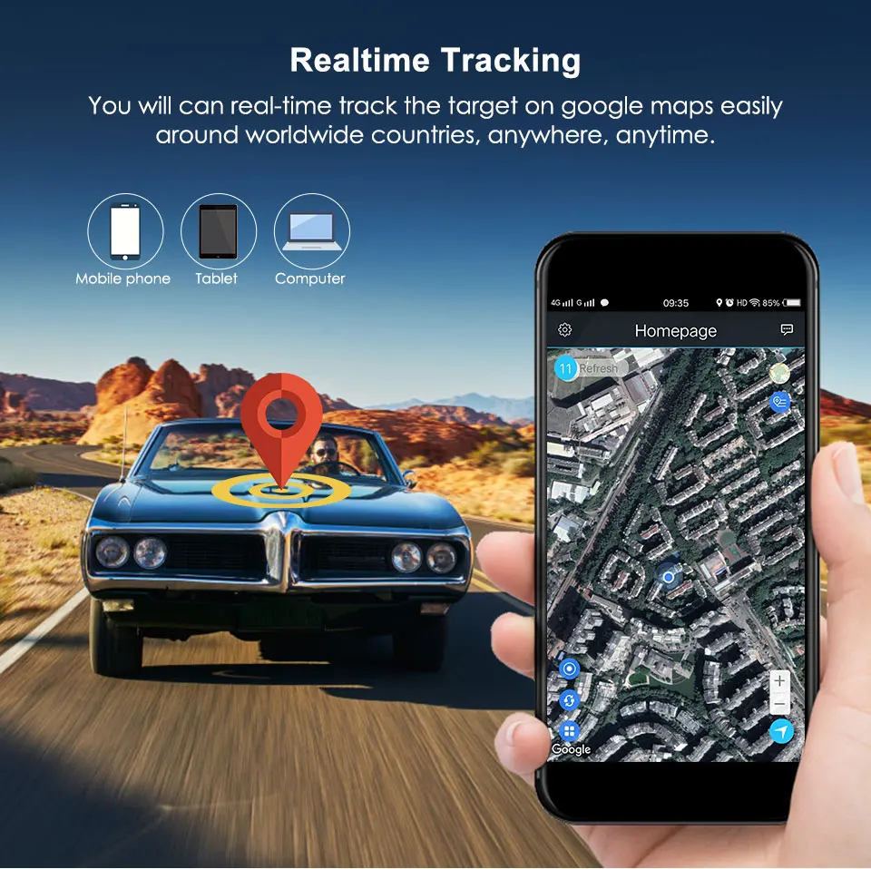Мини-Автомобильный Gps трекер Размеры 74*25*13 мм 2g/GSM/ГЛОНАСС в реальном времени слежения отслеживание 9-100 v Автомобильный Gps локатор Мини Автомобильный Gps трек