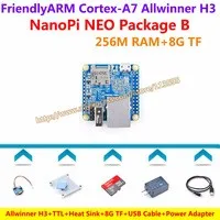 FriendlyARM NanoPi NEO/NEO2 1-bay комплект NAS, включает NanoPi NEO/NEO2 1-bay комплект NAS/Ethernet кабель/8 GB TF карта. И т. Д