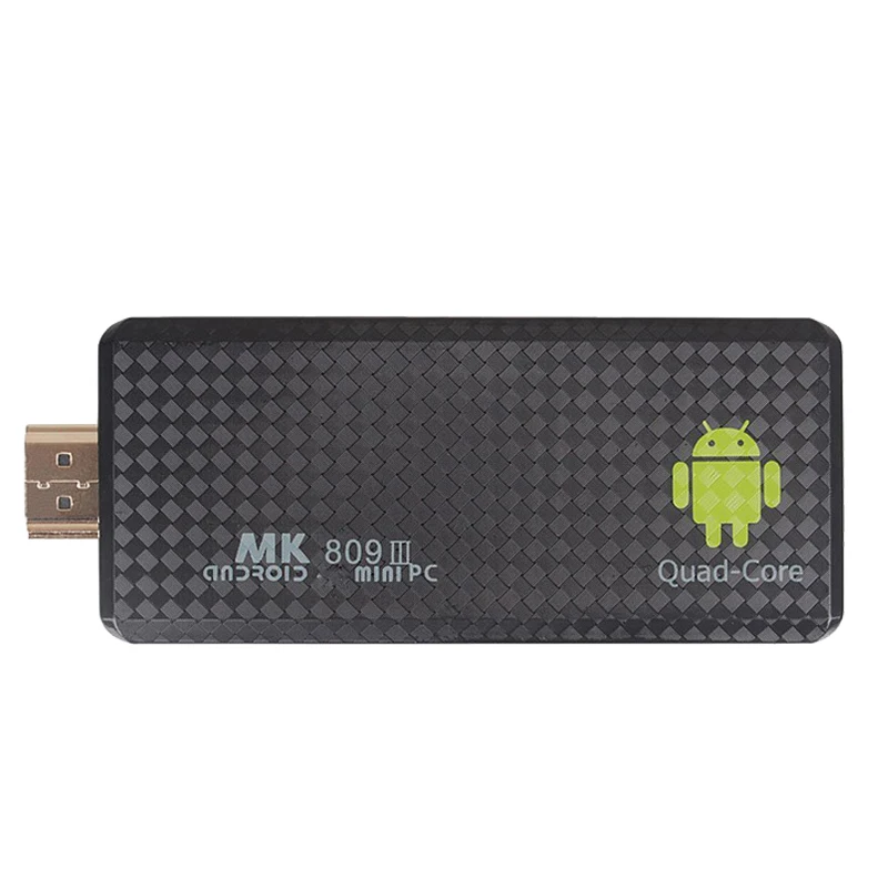 100% MK809III мини ТВ палка Android 4 PC четырехъядерный RK3188T 2G/8G Wifi Медиаплеер Bluetooth XBMC DLAN