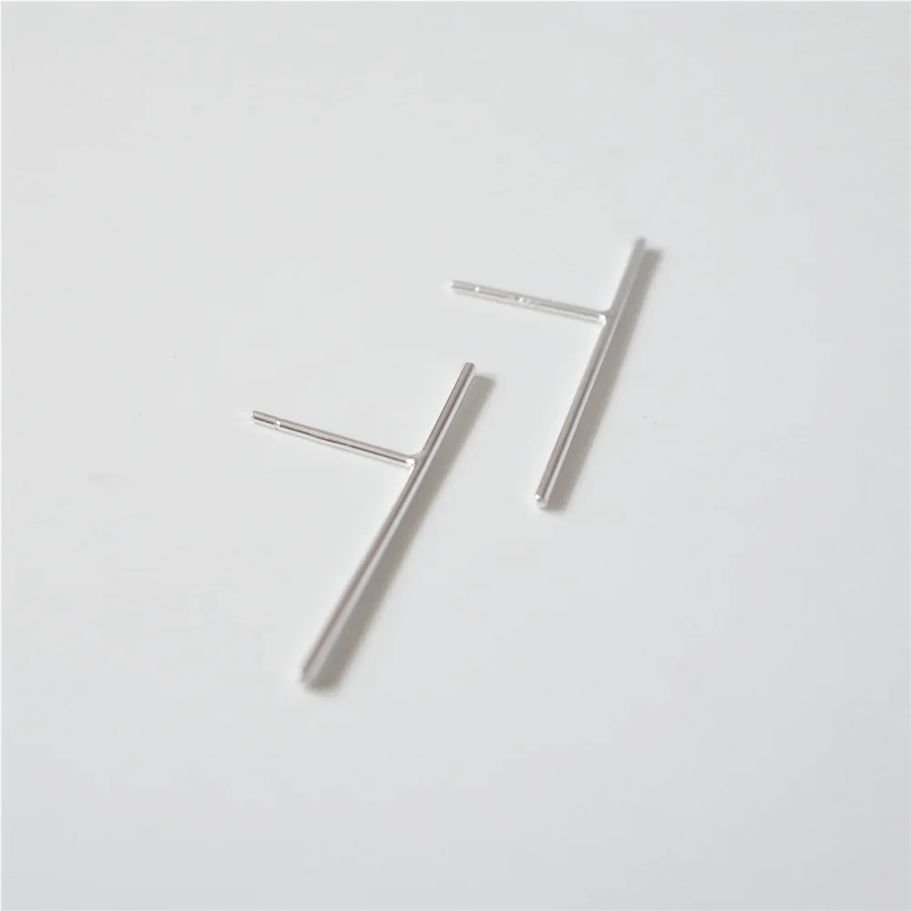 Женские длинные серьги гвоздики Flyleaf ювелирное изделие из стерлингового серебра