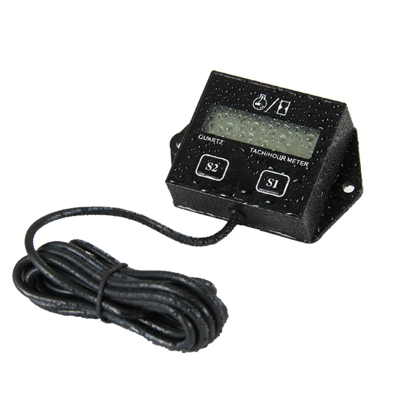 Цифровой портативный водостойкий тахометр с подсветкой счетчик оборотов в
