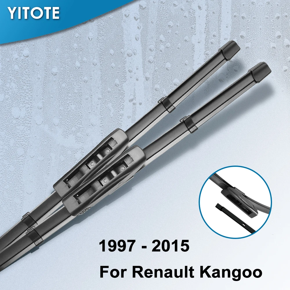 

Щетки стеклоочистителя YITOTE для Renault Kangoo I/II, Fit Hook / Bayonet Arms, модель с 1996 по 2015 год