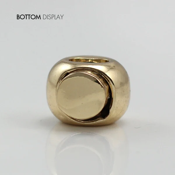 Металлическая шаровая пробка золотого цвета замки для шнура шнурка застежки