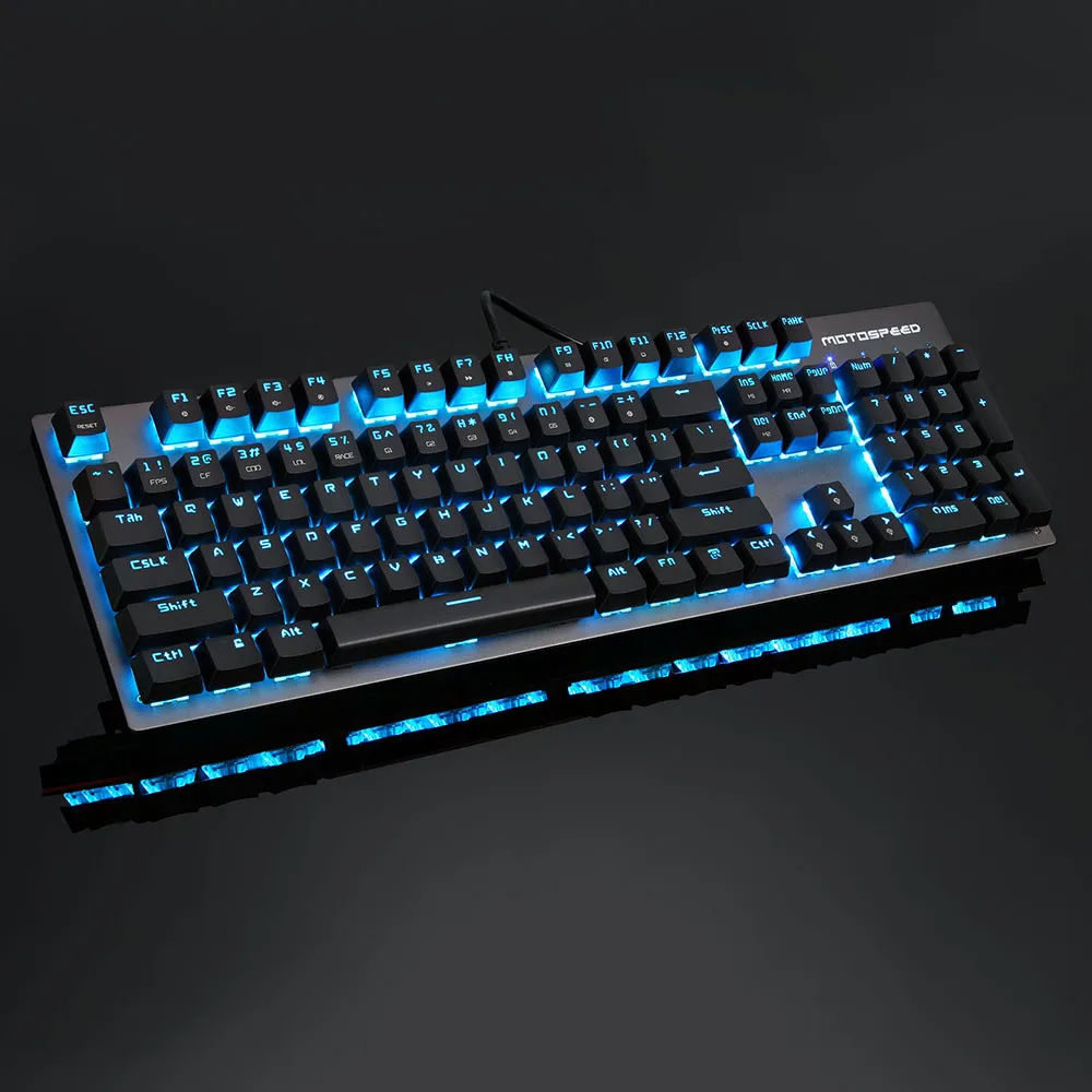 Motospeed CK89 NKRO механическая клавиатура Kailh Box Switch USB Проводная настоящая RGB подсветка