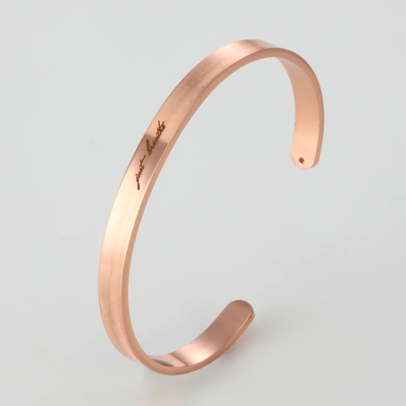 MYLONGINGCHARM Открытый браслет из нержавеющей стали браслеты на заказ Ваше имя слова