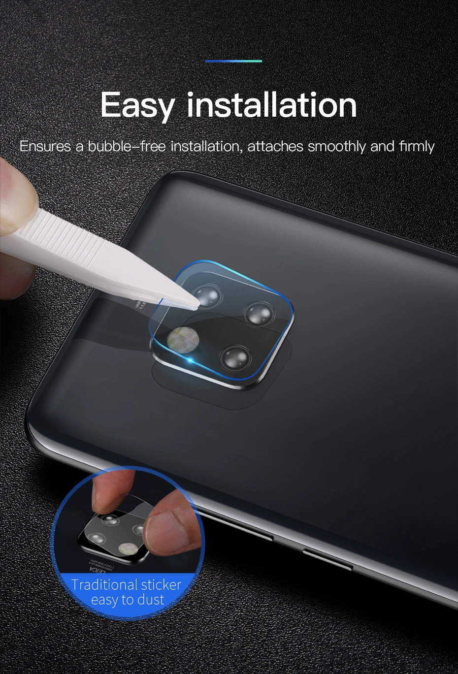 Baseus 0,2 мм закаленное стекло объектив камеры для huawei mate 20 Pro задняя камера стекло экран протектор Защитная пленка для mate 20 X