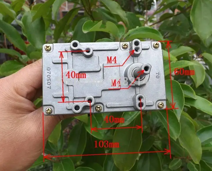 Новый Takanawa 555 DC мотор-редуктор металлический редукторный двигатель Мотор 12V -