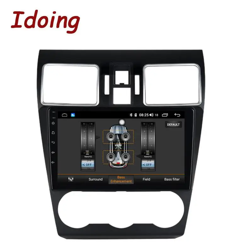 Standard Idoing 9"2.5D Car Android 8.1 Radio GPS Multimedia Player 4G+64G Octa Core For Subaru WRX Forester- Navigation NO 2DIN - Цвет: Standard