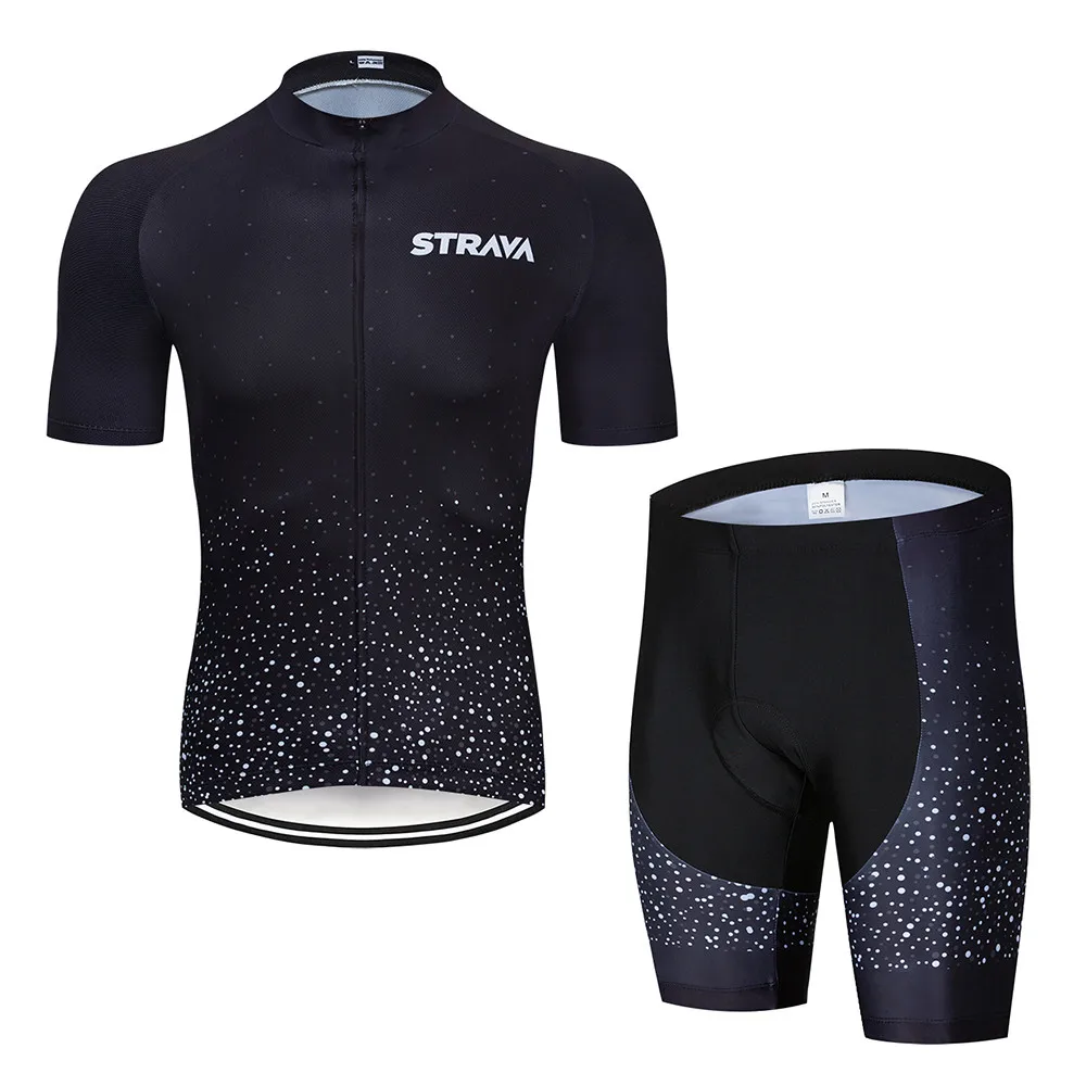 STRAVA черная летняя дышащая мужская велосипедная Джерси Mtb велосипедная одежда велосипед Открытый Быстросохнущий велосипед экипировка Мужская t
