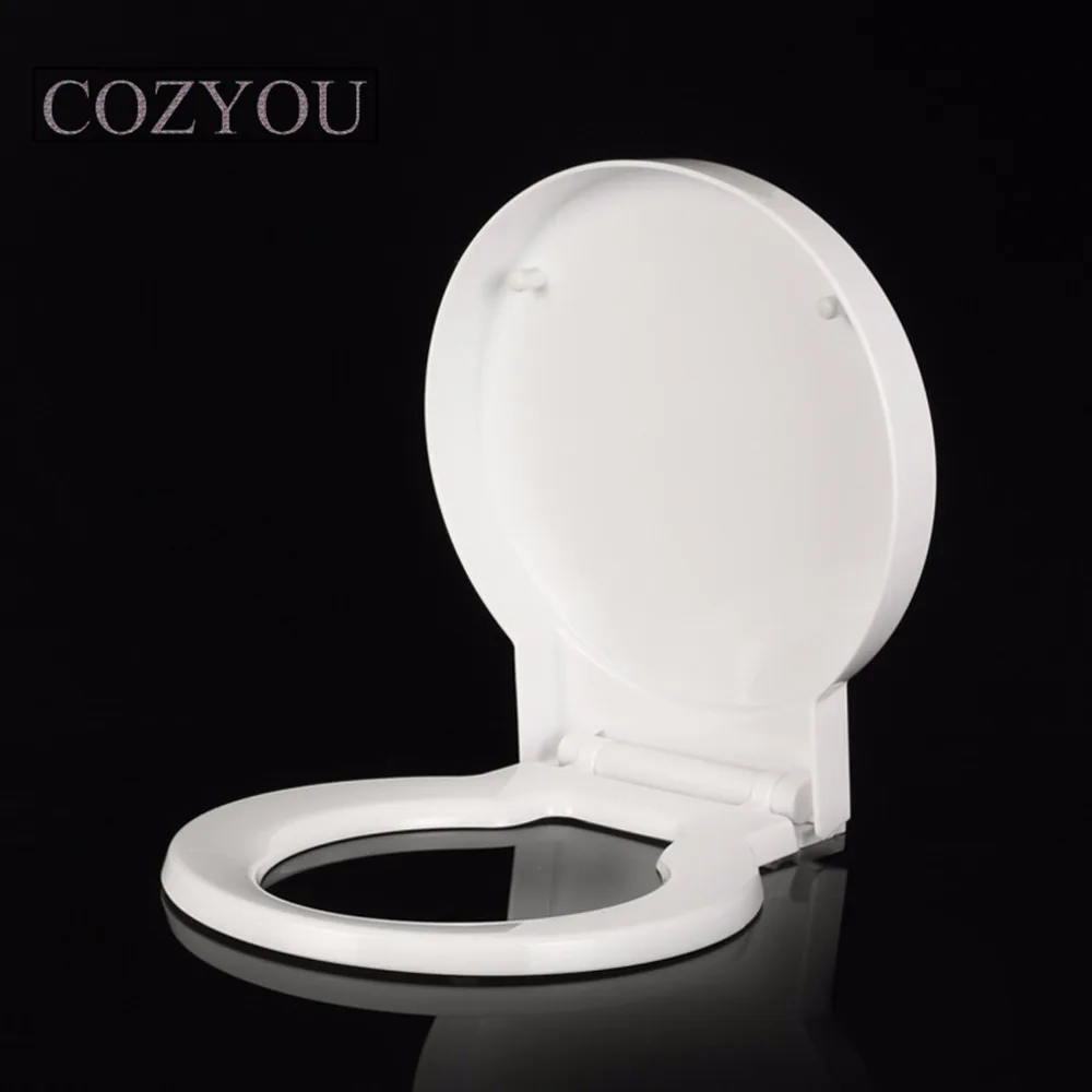 Толстая круглая крышка для унитаза PP белая пальто быстрая разборка длина и