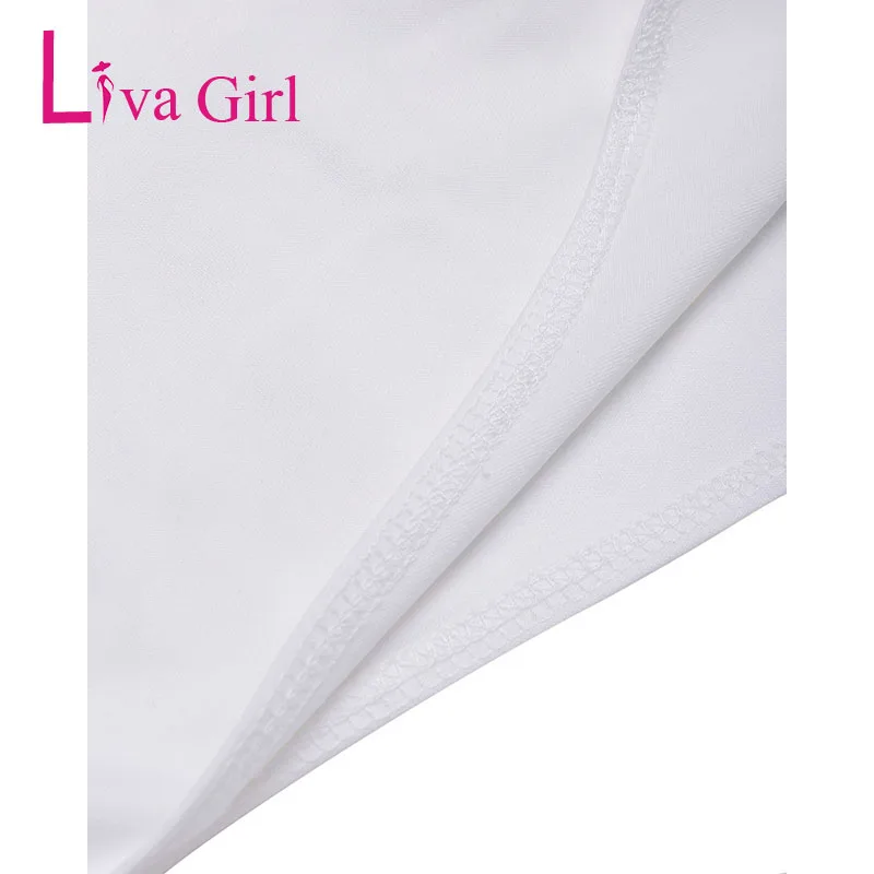 Женский кружевной комбинезон LIVA GIRL черный/белый с открытыми плечами и длинным
