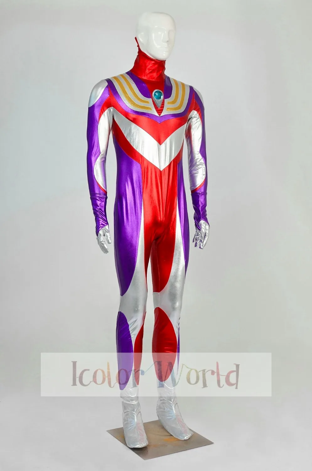 Горячие Ultraman tiga Косплэй костюм супергероя Ультрачеловек комбинезон|ultraman