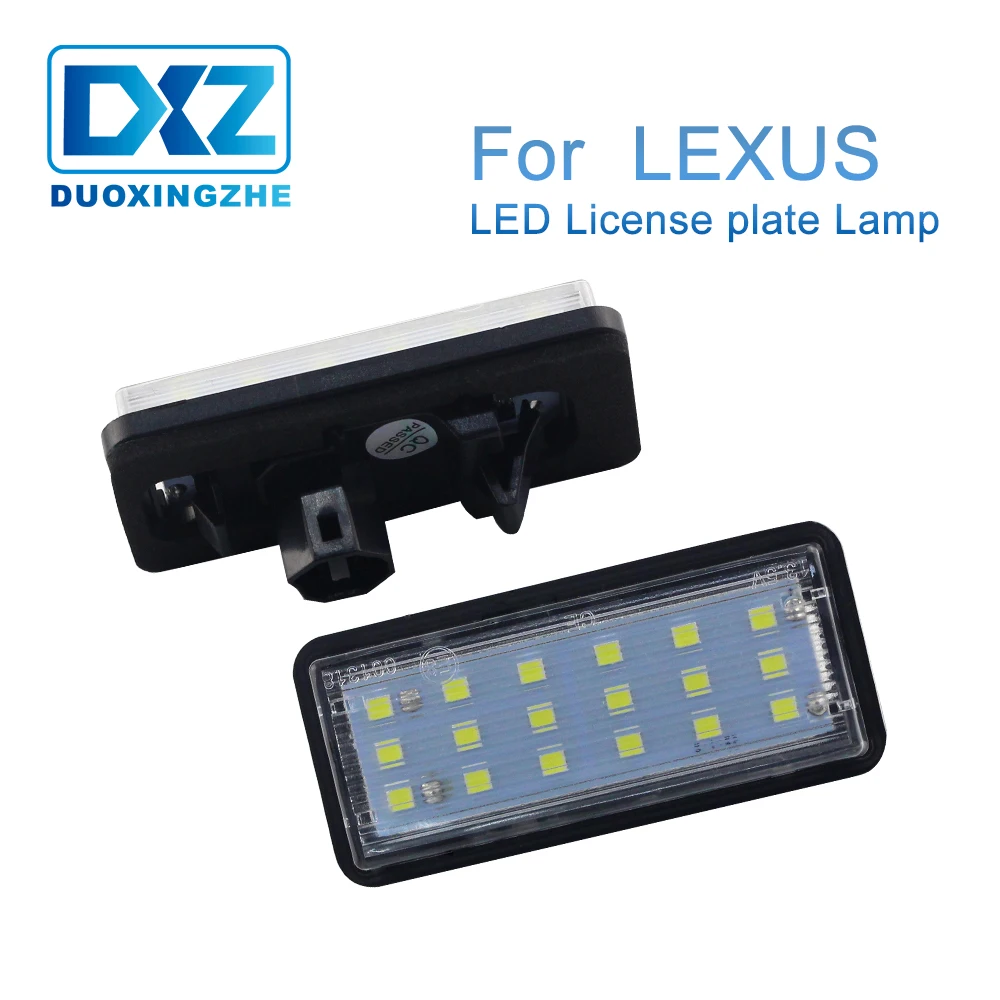 2X светодиодный номерной знак лампа Canbus 12 В для Lexus LX470 LX570 GX470 Toyota j100 Land cruiser j120 j200 reiz