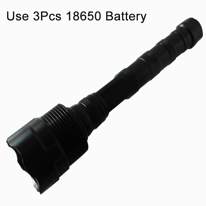3 * CREE XM-L T6 3T6 Flashlight 5 Mode 6000 Lumen XML T6 LED Flashlight, Use 2 or 3 18650 batteries, free shipping
3 * CREE XM-L T6 3T6 Flashlight 5 Mode 6000 Lumen XML T6 LED Flashlight, Use 2 or 3 18650 batteries, free shipping