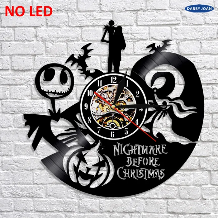 NO LED Кошмар перед рождественским искусством декоративная настенная лампа ручной работы Цвет Изменение светодиодный светильник с пультом дистанционного управления уникальный подарок - Цвет: NO LED