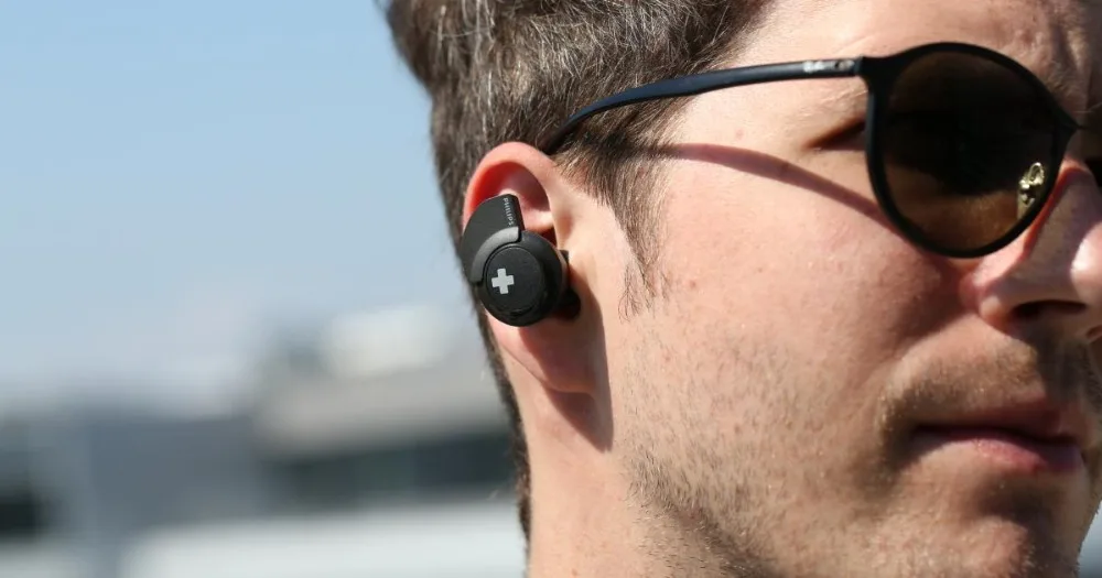 Оригинальная Беспроводная Спортивная гарнитура Philips SHB4385 с Bluetooth 4,1 литий-полимерный регулятор громкости для Galaxy Note 8 S9 S9 Plus