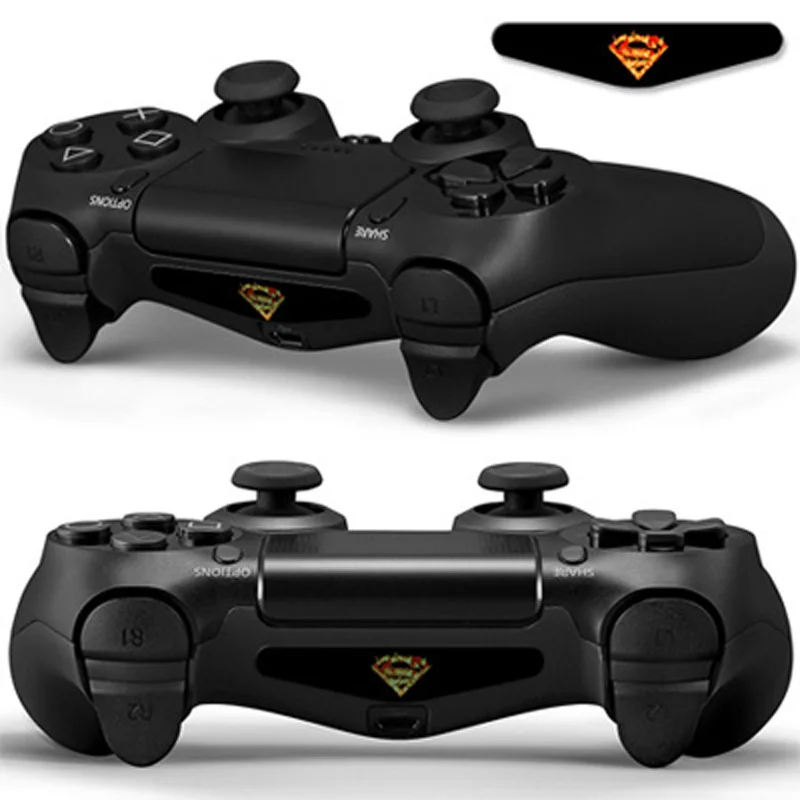 YSLED-0035-2pcs 1 пара для Playstation 4 игра светодиодный светильник бар виниловые наклейки PS4 контроллер геймпад модные наклейки Кожа красочная крышка - Цвет: YSLED-0035-2pcs