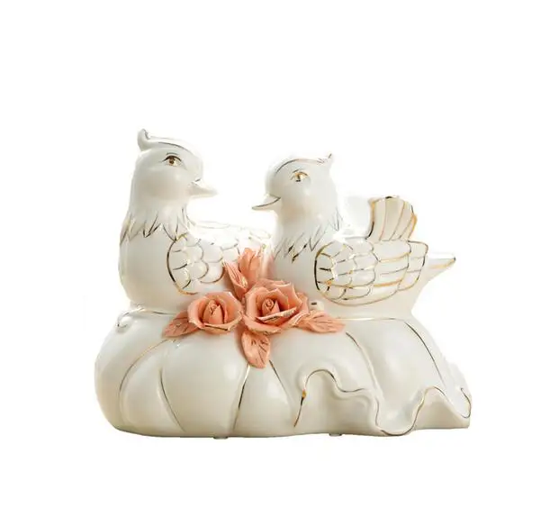 24cm Ceramic enamel ornaments creative modern minimalist living room home decoration | Дом и сад