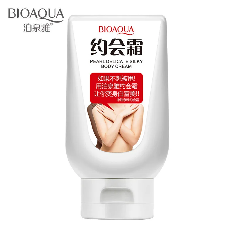 

BIOAQUA 180ml Pearl Delicate Silky Whole Body Cream Concealer Moisturizing whitening Personal Body Care Cream Lady Face Care