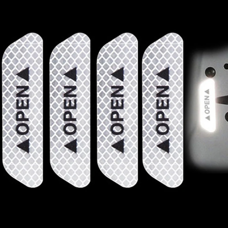 Автомобиль открыть светоотрающей полосой 4 шт./компл. Предупреждение отражающая