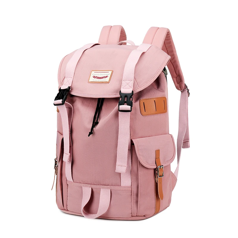 

Edison Fashion Women Backpack Nylon Waterproof Large Capacity Two-piece Travel Backpack Korean Trend Fashion Student School Bags