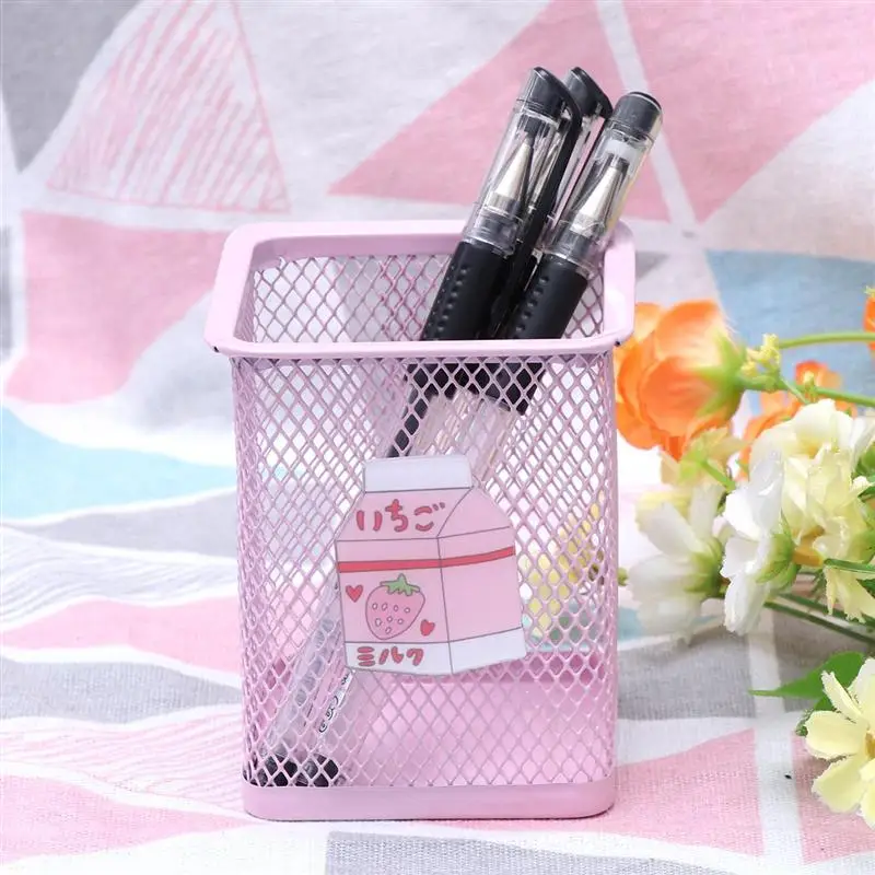 Мини мусорный бак 1 шт. круглый милый Настольный чехол карандаш корзина для