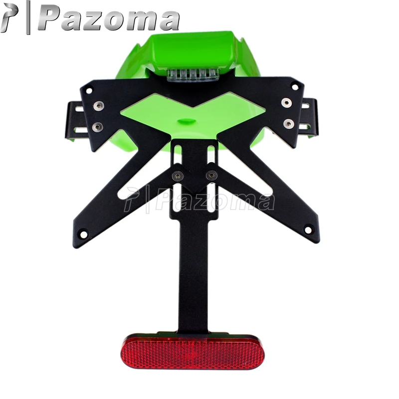 PAZOMA зеленый и черный для мотокросса Fender Eliminator/держатель номерного знака Kawasaki Ninja