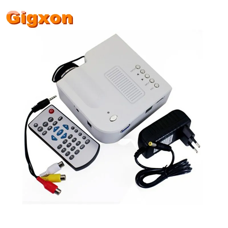 Gigxon-G28 + Новый Портативный Мини СВЕТОДИОДНЫЙ Проектор Кинотеатр UC28 домашнего