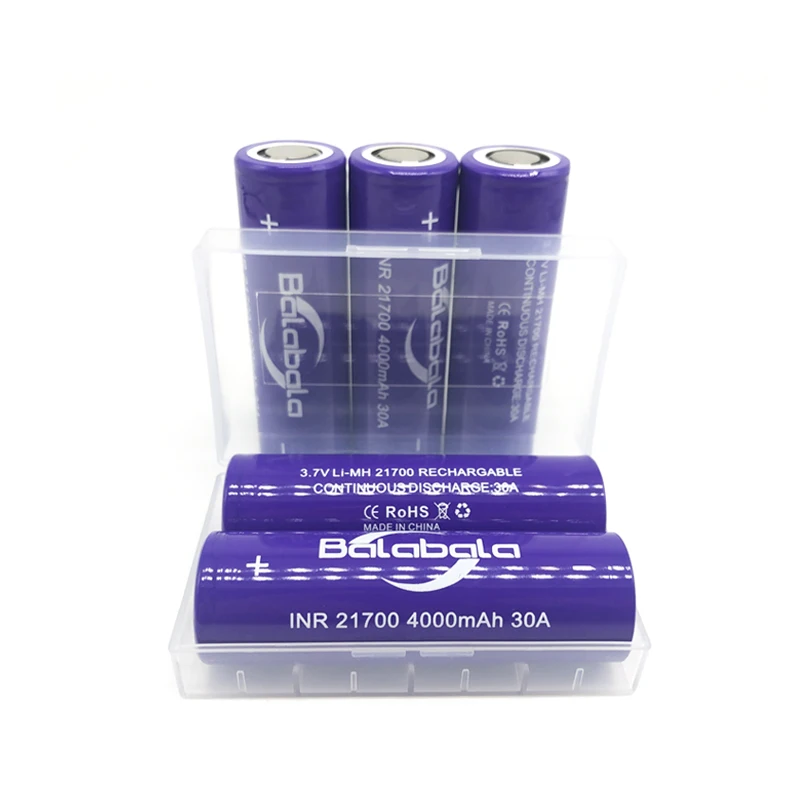 21700 4000mah литиевая батарея 30A 3 7 V аккумуляторы высокой мощности для электрических