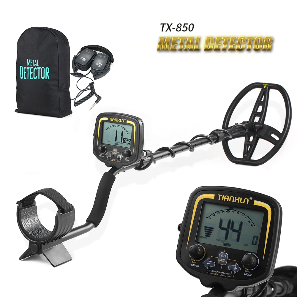 

TIANXUN TX-850 Metal Detector Underground Metal Detector Gold Digger Treasure Hunter Metal Finder Treasures Seeking Tool