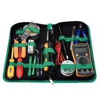 16 in 1 household profession multi purpose repair tool set with soldering iron digital mulimeter for laptop pc tablet