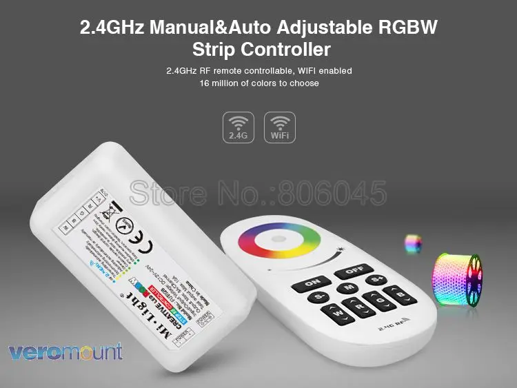 FUT028 mi. Light 2,4G RF беспроводной пульт дистанционного управления RGBW DC12-24V Авто Singal Транс mi ssion Автоматическая синхронизация для RGBW Светодиодная лента