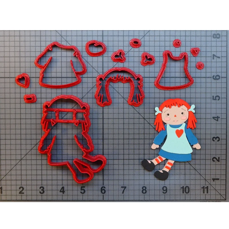 Ремешок для печенья Hula Girl изготовленный на заказ с 3D принтом Моана ремешок кексов