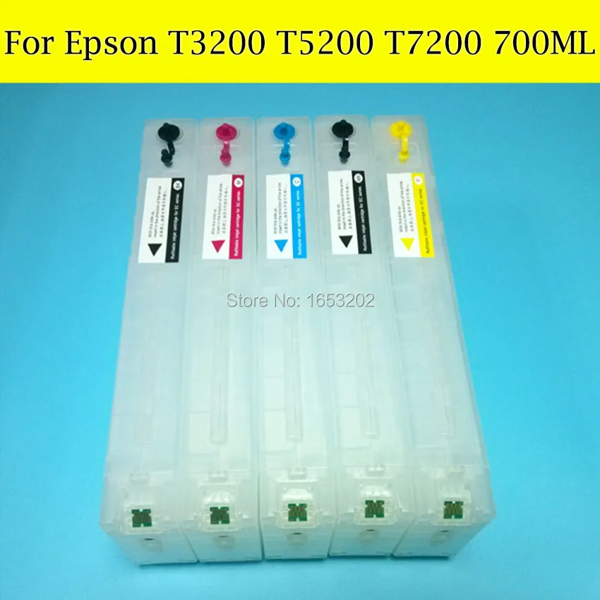 700 мл заправка чернильного картриджа для EPSON T6941 T6945 T694 694 принтера T3200 T7200 T5200|ink