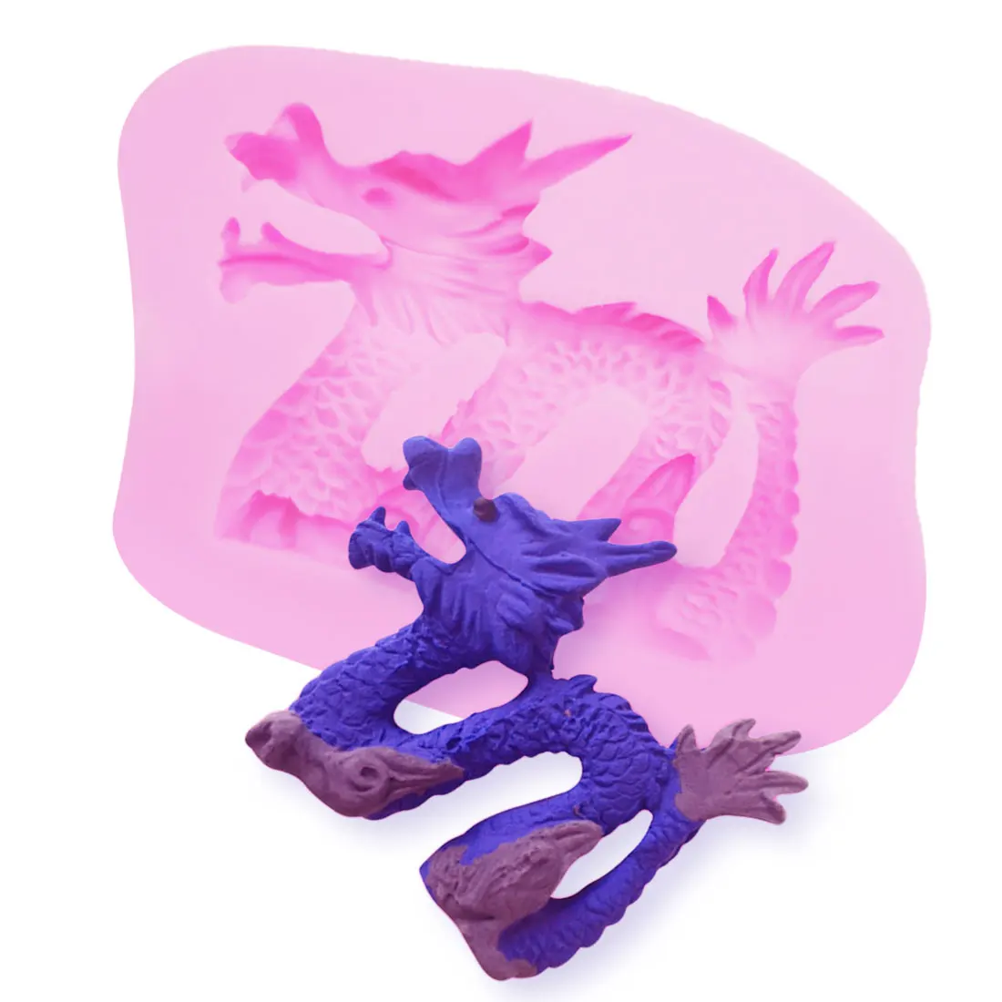 Кондитерские инструменты силиконовый Дракон Форма Мыло плесень помадка торт