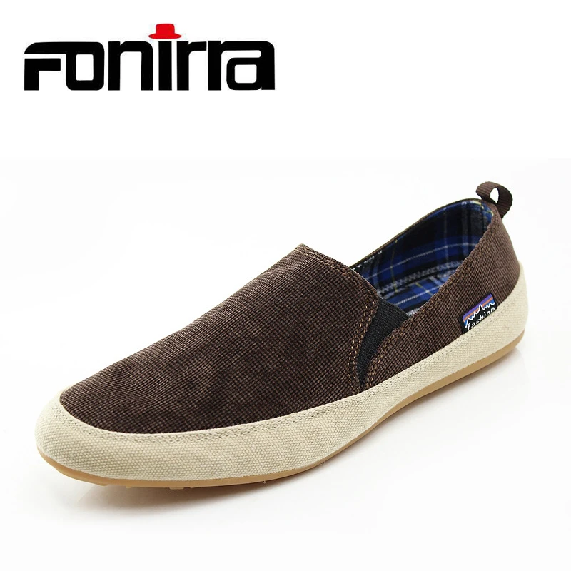 

FONIRRA Мужская парусиновая обувь, корейский стиль, повседневная, дышащая и мягкая, на плоской подошве, 160
