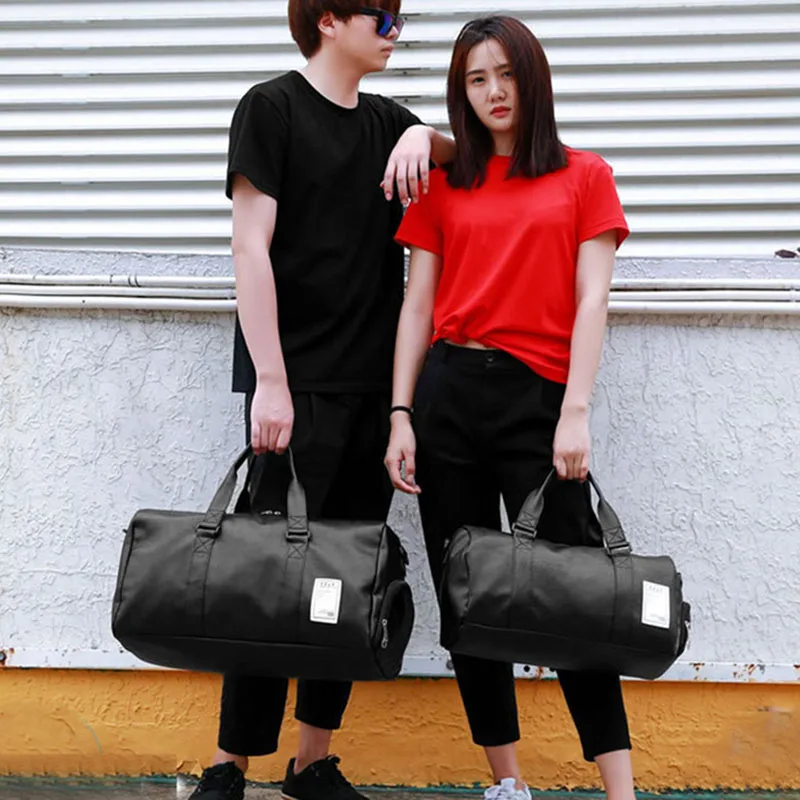 Сумка для тренажерного зала кожаная Спортивная большая мужская обуви женская