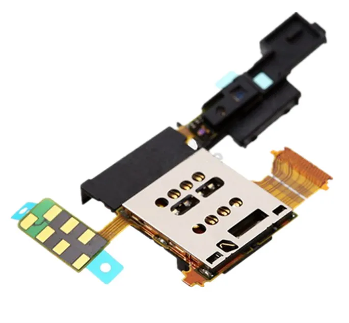 for Sony ion LTE LT28i LT28H SIM Card Reader Contact PCB Board flat cable Replacement | Мобильные телефоны и аксессуары