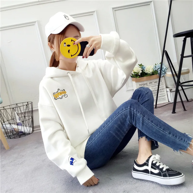 

Womens Long Sleeve Fleece Pullover Hoodie Sweatshirts
