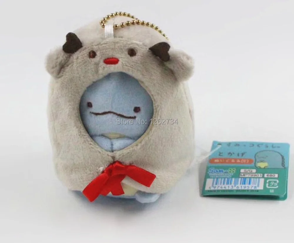 8 шт./компл. Рождество версия Sumikko Gurashi плащ красный Кепки 9 см Подвеска плюшевая