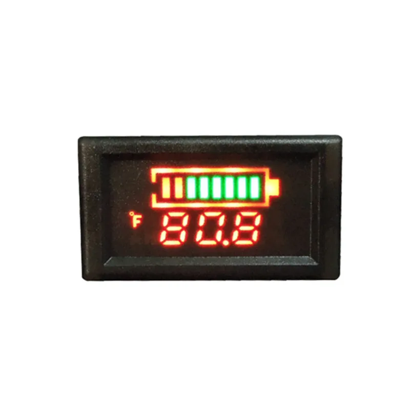 

DC6-120V Waterproof electricity / voltage / temperature three-in-one table Vehicle multi-function meter for Acid battery