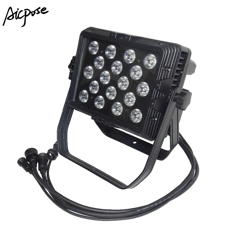 Наружный светодиодный светильник s 18x12w RGBW 4 в 1 настенный IP65 Водонепроницаемый 18*12w