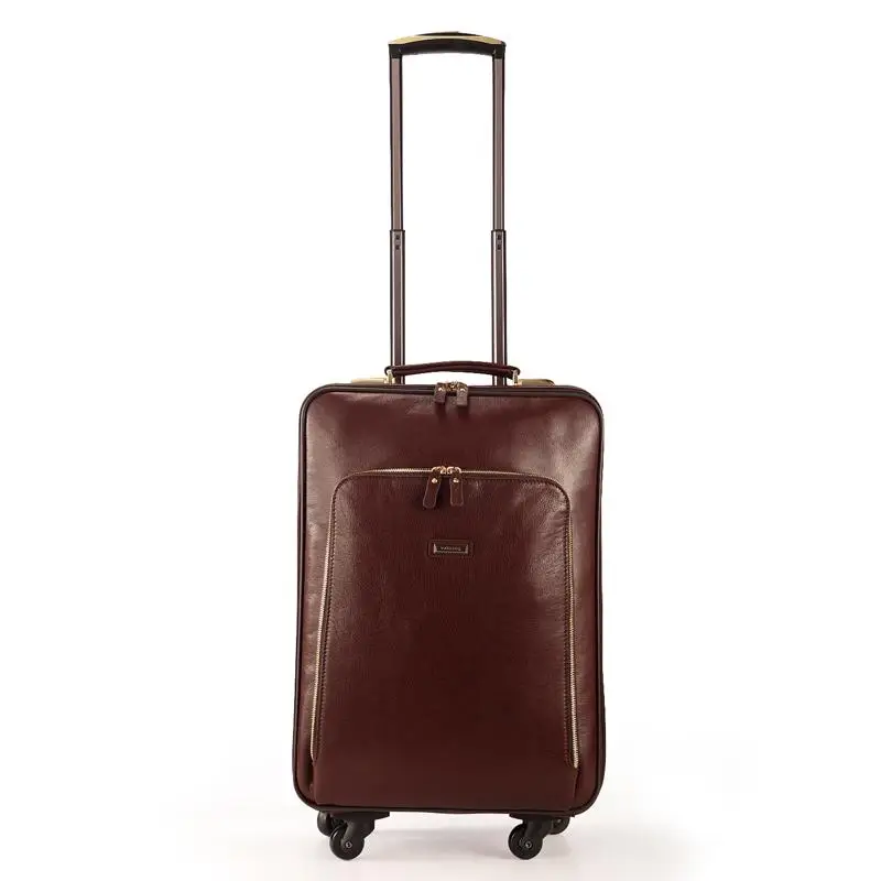 Мужской кожаный Спиннер из натуральной воловьей кожи ручной Багаж для