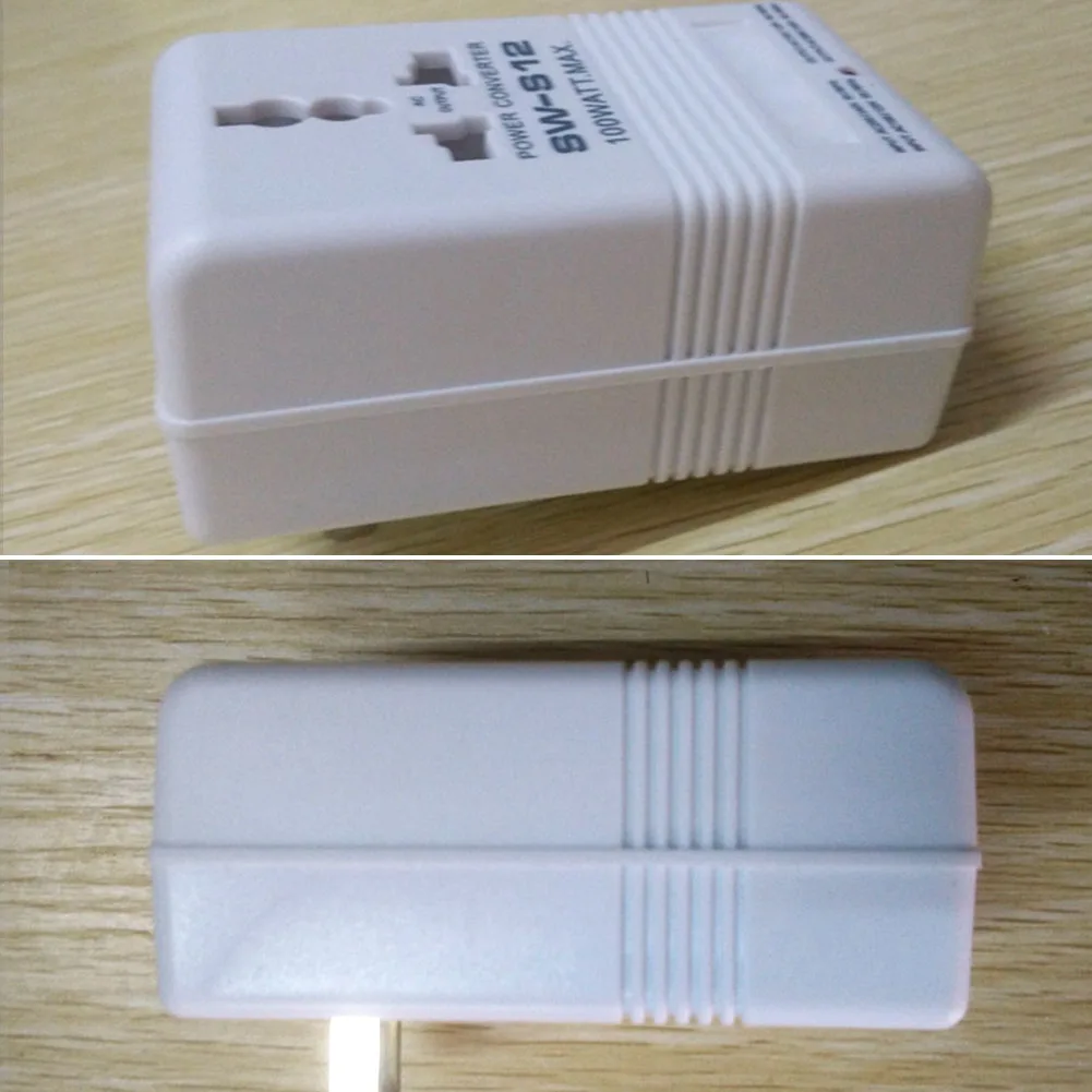 Электрические Мощность Convering устройство S12 110 V до 220 100 W шаг вверх и вниз двойной
