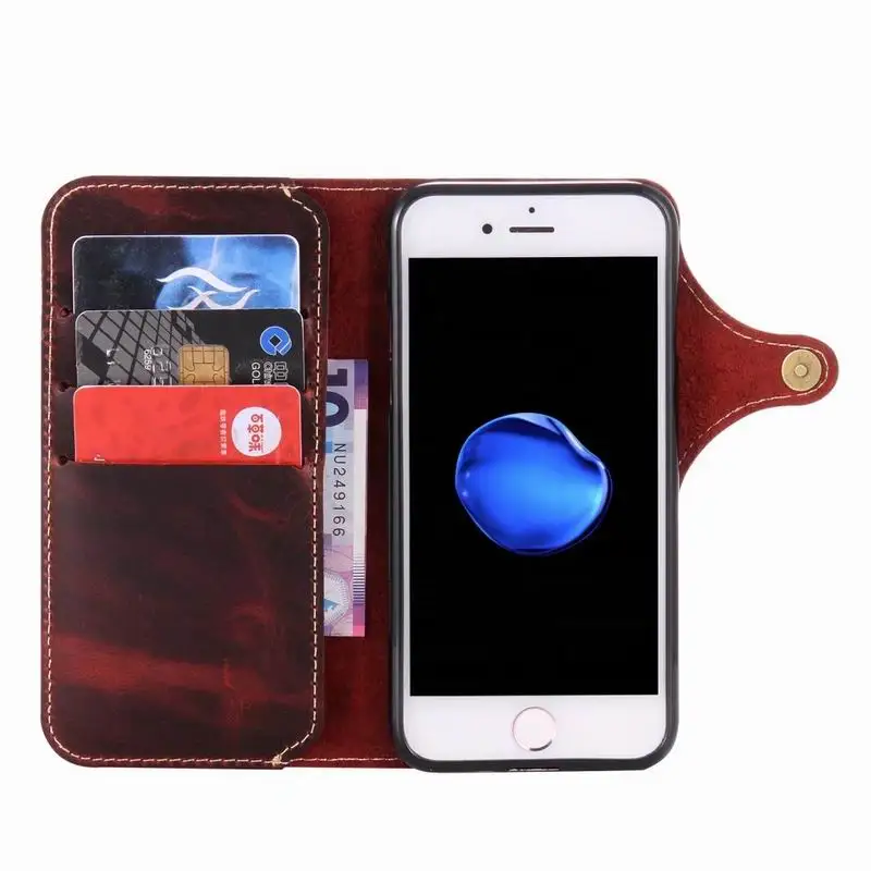 Роскошный чехол из натуральной коровьей кожи для iPhone 6, 6 S, 7, 8 plus, X, 10, XS Max, XR, 11 Pro, Max, чехол, флип-чехол для телефона, ремешок для кошелька, сумка