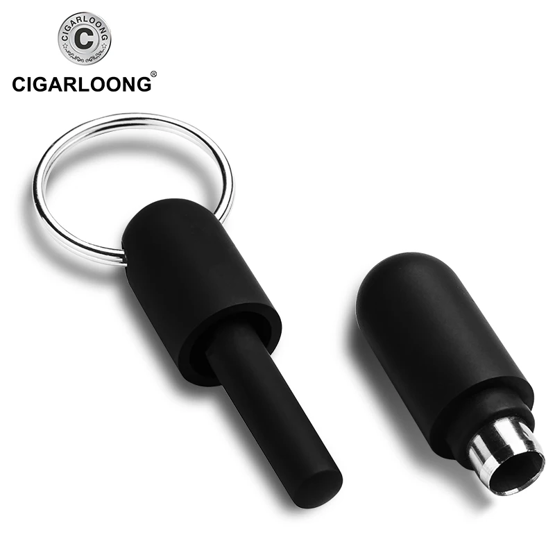 CIGARLOONG Cigar Punch Bullet style пластиковый брелок для ключей с 8 мм отверстием (белый и