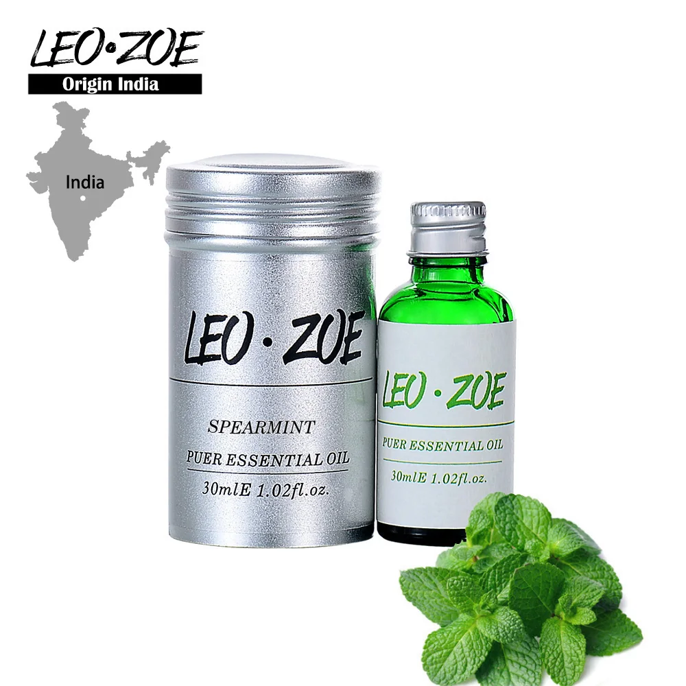 Известный бренд LEOZOE эфирное масло эфирной мяты сертификат происхождения Индия