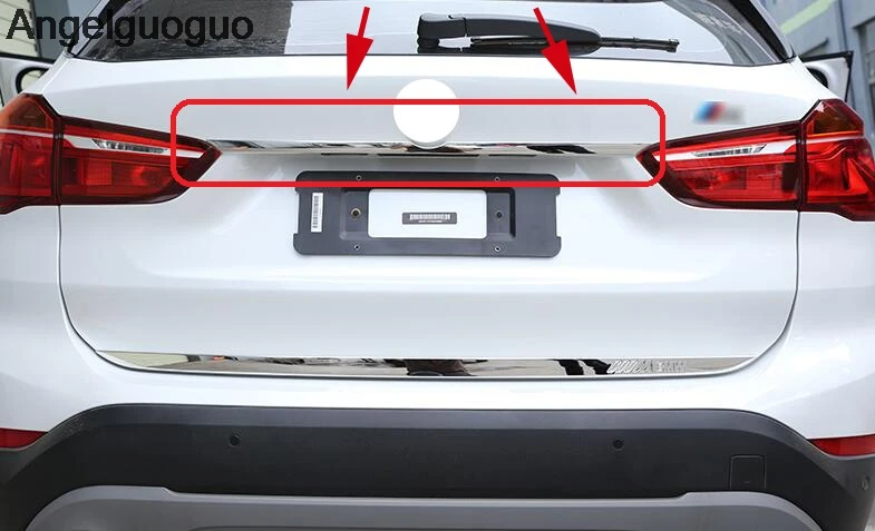 Angelguoguo молдинговая крышка багажника из нержавеющей стали для BMW X1 F48 2016 2017