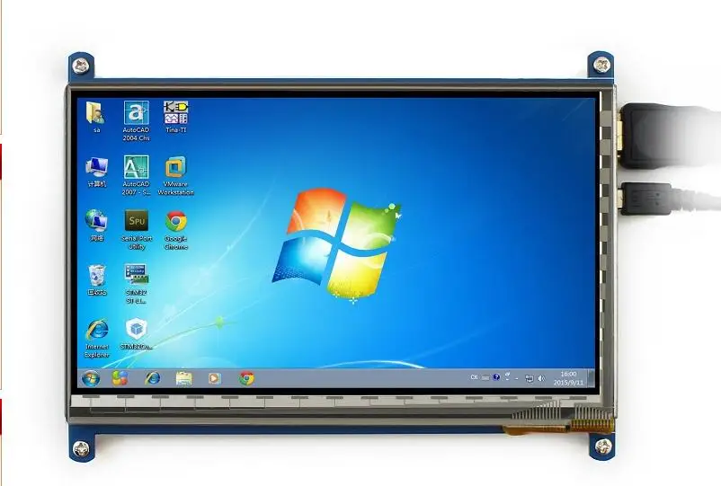 E &amp M 7-дюймовый 1024*600 емкостный сенсорный IPS экран модуль ЖК-монитора HMDI