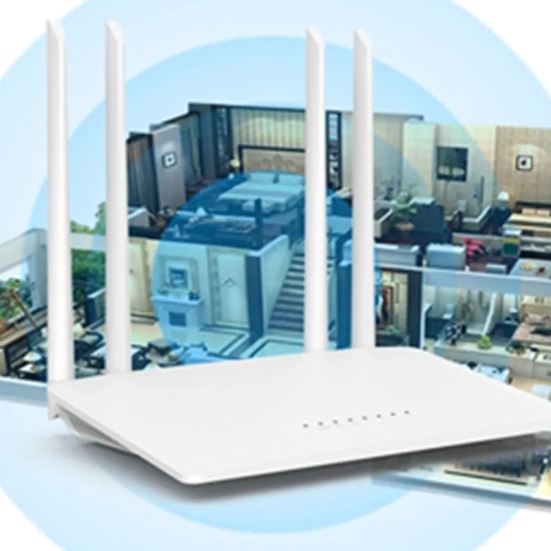 KuWfi 300Mbps Wireless Router 2.4G High-Speed Home Wifi Repeater /AP With 4*5dBi&ampAntennas Support 32 Devices | Компьютеры и офис